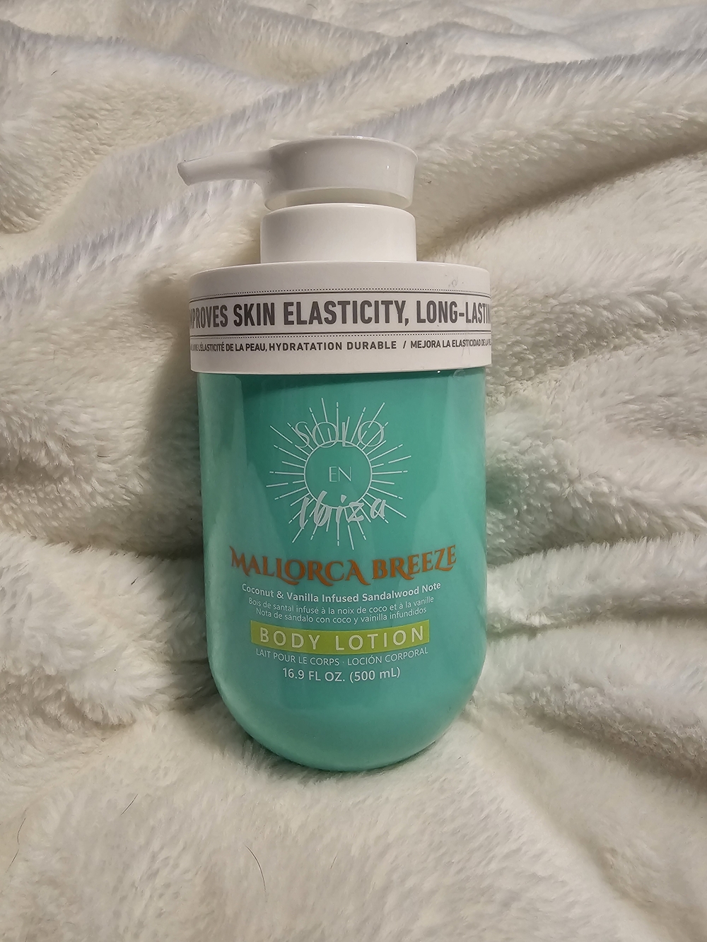 Solo en Ibiza Mallorca Breeze Body Lotion 16.9 oz - Coconut Vanilla Sandalwood